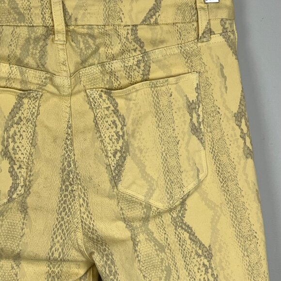 Joes Jeans Womens Hi Rise Honey Jeans Curvy Skinny Ankle Yellow Snake size 28 - Picture 6 of 12